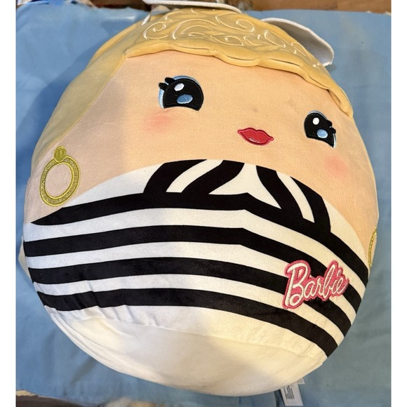 Mattel Other - Mattel Barbie Cuutopia Black & White Swimsuit Squishy Plush 14"Pillow